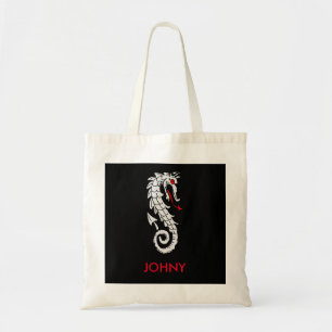 Personalised Cute Dragon Tote Bag