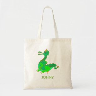 Personalised Cute Dragon Tote Bag