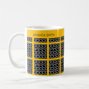 Personalised Cute Ethnic Pattern Coffee Mug