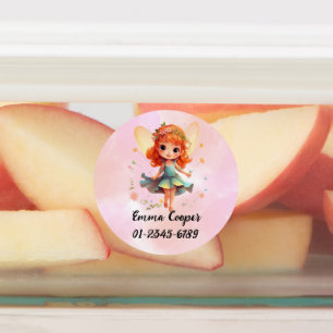 Personalised Cute Fairiy,Name,Phone number