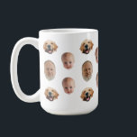 Personalised Cute Family Face 3 Photos Mug<br><div class="desc">The background needs to be transparent. Make sure the photo is cropped tightly to the object/face.</div>