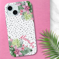 Personalised Cute Floral Tropical Name