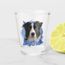Personalised Cute Fun Border Collie Dog Photo     