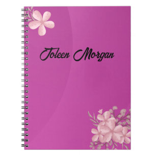 Personalised Cute Gradient Purple                  Notebook