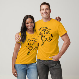 Personalised Cute Great Dane Drawing T-Shirt