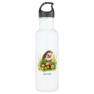 Personalised Cute Hedgehog 710 Ml Water Bottle
