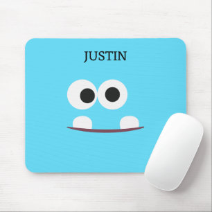 Personalised Cute Kids Monster Mouse Pad/Desk Mat