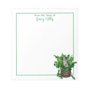 Personalised Cute Kitten in Catnip Notepad