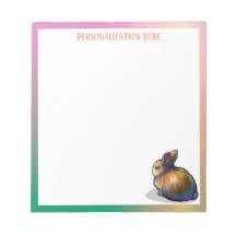 Personalised Cute Little Bunny Notepad