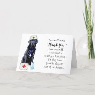 Personalised Cute Medical Doctor Nurse Thank You C