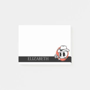 Personalised Cute Mexican Sugar Skull Halloween Post-it Notes