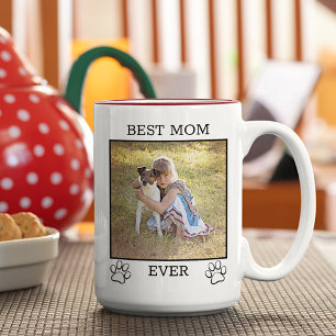 Personalised Cute Mother or Father Pet Parents Two-Tone Coffee Mug