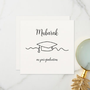 Personalised Cute Mubarak Congratulations Card