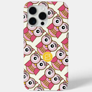 Personalised Cute Owl Art iphone 5 iPhone 15 Pro Max Case
