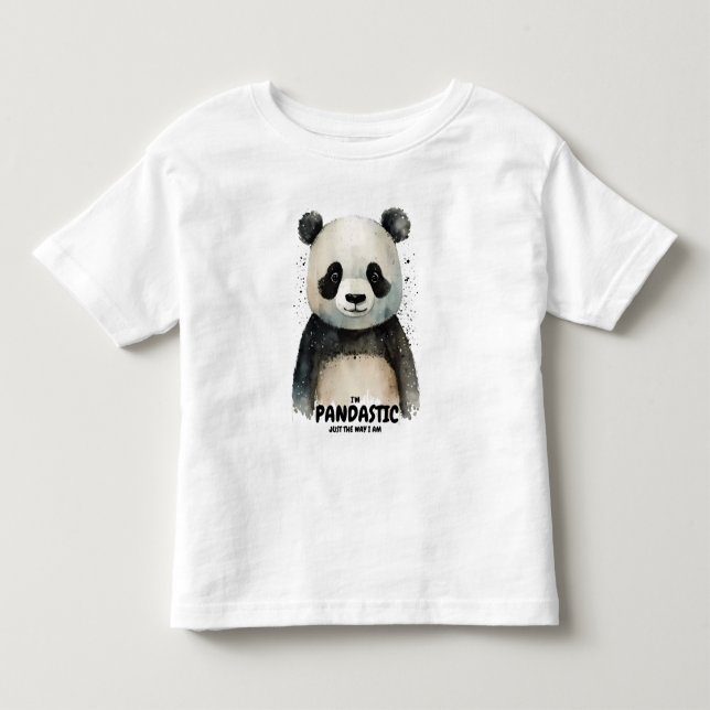 Personalised Cute Panda t-shirt (Front)
