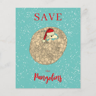 Personalised Cute Pangolin Christmas Budget