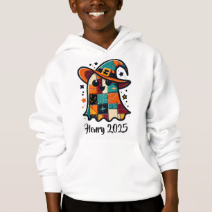 Personalised Cute Patchwork Ghost Halloween