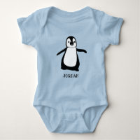 Personalised CUTE penguin illustration baby