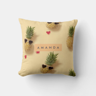 Personalised Cute Pineapple Pattern Cushion