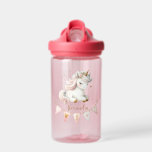 Personalised Cute Pink Kids Unicorn Water Bottle<br><div class="desc">Introducing the Girls Magical Unicorn Kids Personalised Water Bottle, where hydration meets enchantment! Keep your little one refreshed and ready for adventures with this whimsical companion. Crafted with durable materials and featuring a charming unicorn design, this water bottle isn't just a vessel – it's a magical accessory. Say goodbye to...</div>
