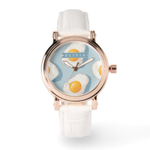 Personalised Cute Pink Pool Float Summer Aesthetic Watch