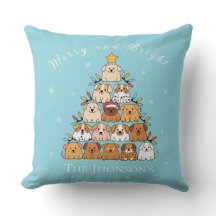 Personalised cute puppies Christmas tree dog lover