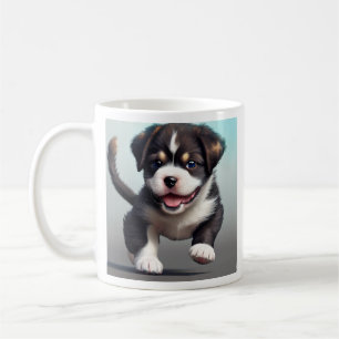 Personalised Cute Puppy Dog Coffee Mug
