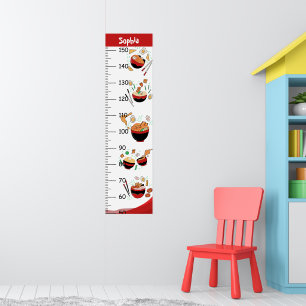Personalised Cute Ramen Growth Chart