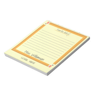 Personalised Cute Teacher Appreciation Gifts Notepad