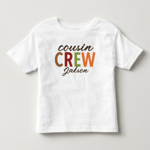 Personalised Cute Thanksgiving Cousin Crew Toddler T-Shirt