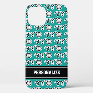 Personalised cute volleyball sports pattern girl's Case-Mate iPhone case