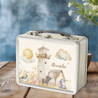 Personalised Cute Watercolor Farm Animals