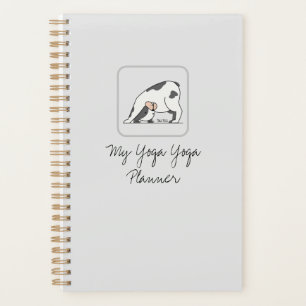 Personalised Cute Yoga Dog For Dog & Yoga Lover Planner