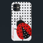 Personalised CutePolka Dot Red Ladybug iPhone 11 Case<br><div class="desc">Personalised Cute Polka Dot Red Ladybug</div>