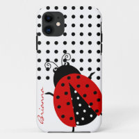 Personalised CutePolka Dot Red Ladybug