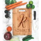 Personalised Cutting Board with Initial First Name