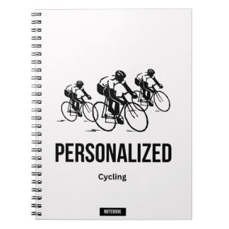 Personalised Cycling Notebook