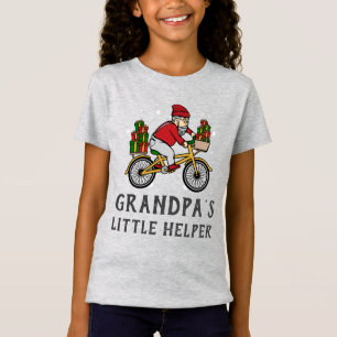 Personalised Cyclist Christmas Matching Family T-Shirt