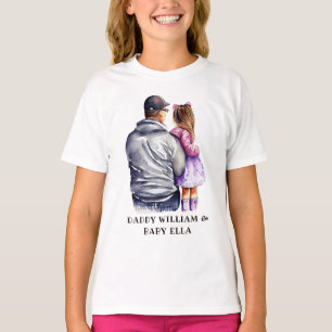 Personalised Dad and Daughter (6) T-Shirt