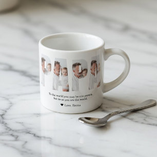 Personalised Dad   Best Dad Ever Custom Photo Gift Espresso Cup