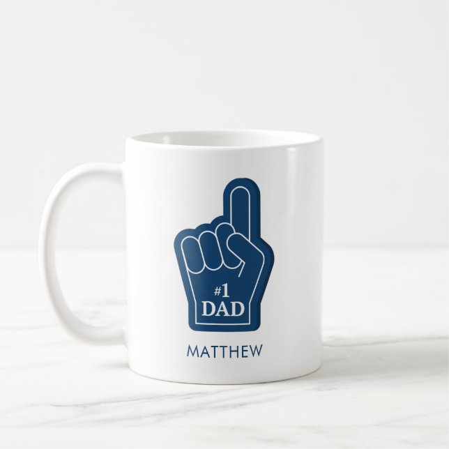 Personalised Dad Birthday Keepsake Coffee Mug (Left)