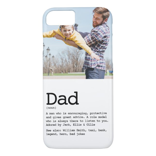 Personalised Dad Definition Photo  Case-Mate iPhone Case (Back)