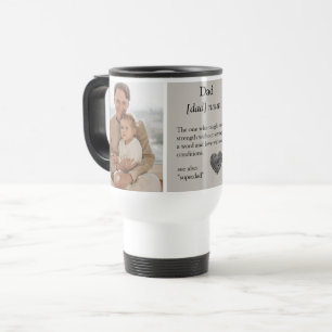 Personalised Dad Definition Photos Travel Mug