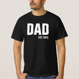 Personalised Dad Est. 19xx T-Shirt