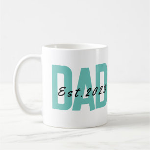 Personalised Dad Est 2023 Fathers Day Coffee Mug