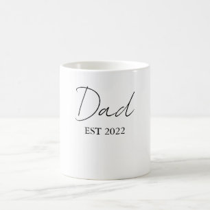 Personalised Dad EST. 20XX Coffee Mug – Custom Fat