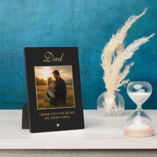 Personalised Dad Father's Day Memory Photo Plaque