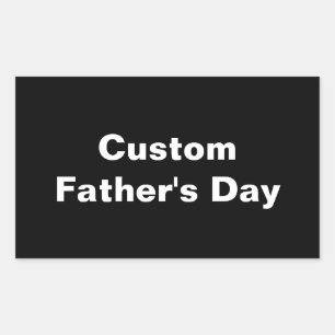 Personalised Dad Gift for Fathers Day Rectangular Sticker