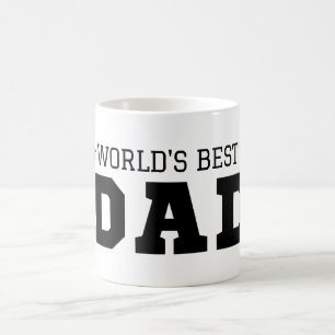 Personalised Dad Gift World Best Dad Fathers Day Coffee Mug