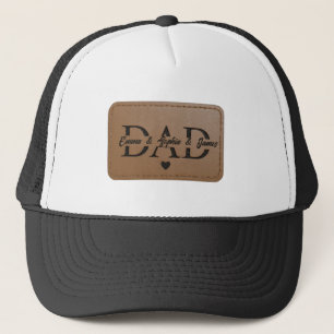 Personalised Dad Hat with Custom Kids' Names